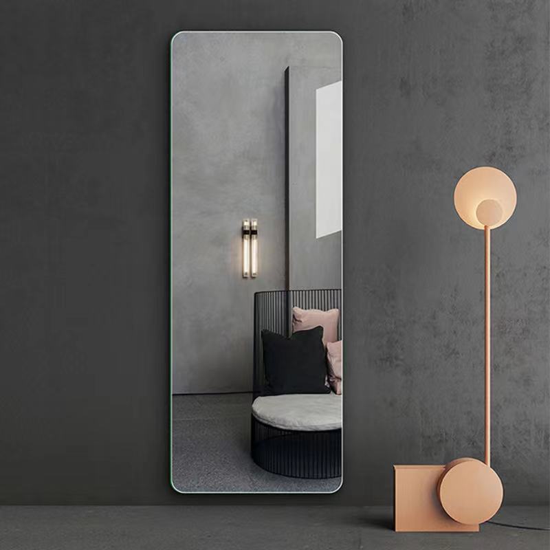 软镜子贴墙自粘亚克力高清卫生间免打孔浴室镜出租屋门后镜面墙贴