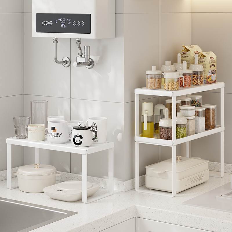 厨房置物架台面调味品分层架桌面储物多层整理家用窗台调料收纳架