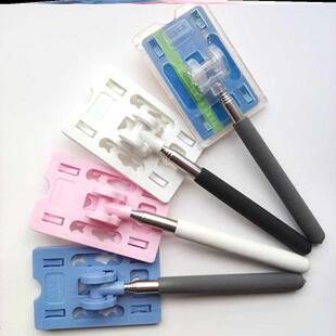 拍咭八达通神器不锈钢停车刷卡夹拍卡伸棒棍小区车库打嘀卡杆