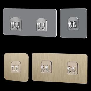 强力配件粘钩挂钩鞋架三角架铁置物架无痕贴片免打孔卡扣浴室背贴