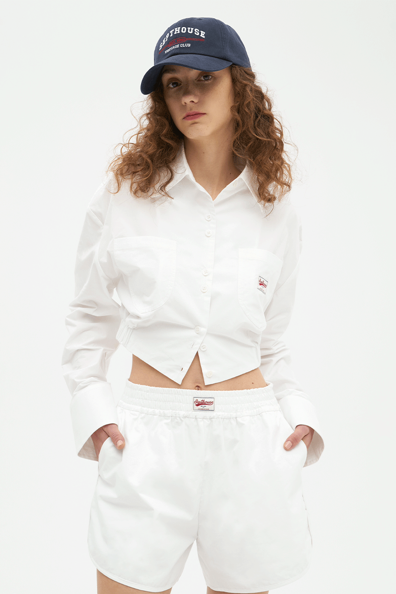 Seepthouse欧美对襟长袖衬衫套装