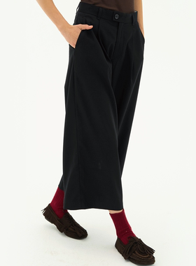 Septhouse 高品质舒适直筒8分西裤通勤百搭学院风高级感休闲裤女