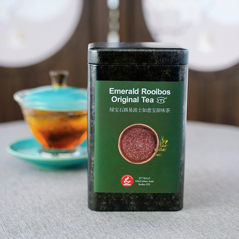 进口盒装南非国宝路易波士博士茶绿宝石茶包冷泡无糖茶叶rooibos