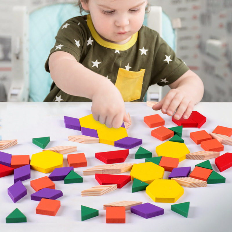 百变积木经典系列拼装组合木制玩