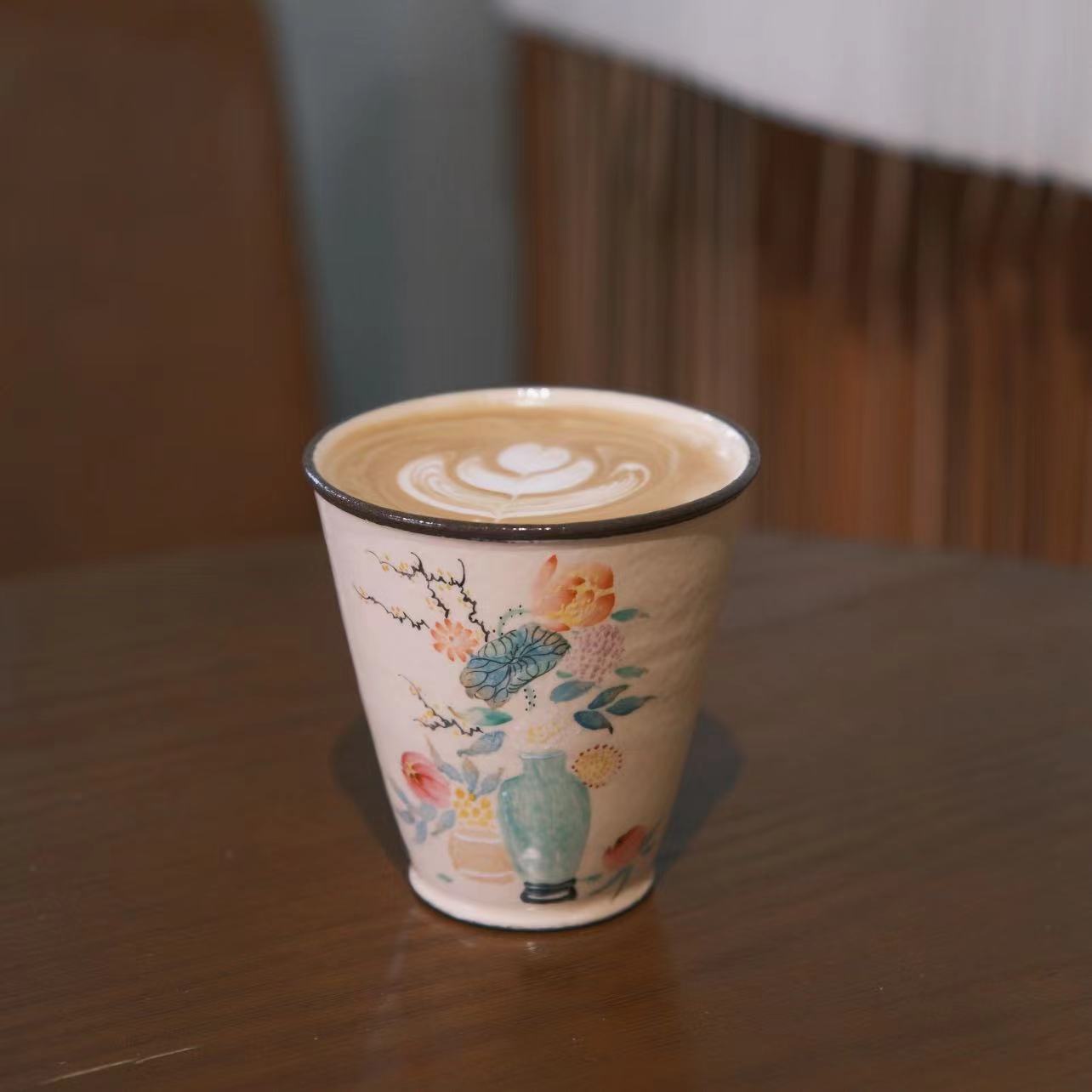 咖啡杯釉上彩水杯伴手礼易清洗