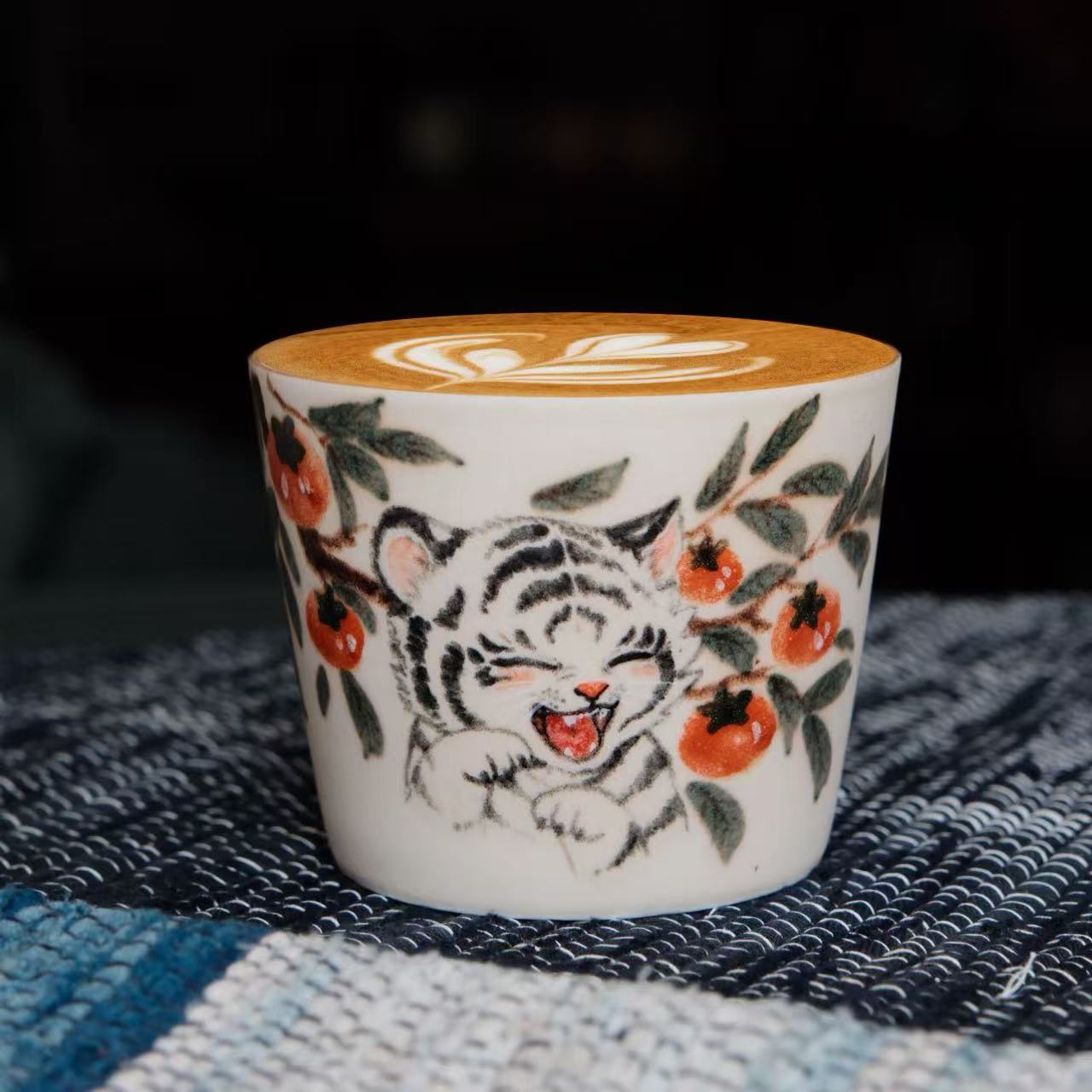 250ml孟加拉虎手握杯隔热好洗