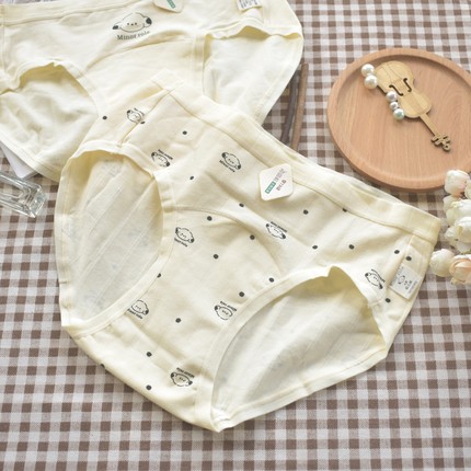 奶呼小狗 18厘米加长裆A类婴儿棉内裤7A卡通女生透气可爱甜美纯棉