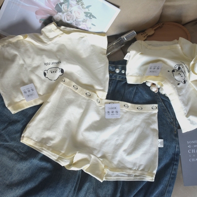 奶呼小狗 平角裤10A抗菌全棉裆防走光舒适纯棉内裤女生A类婴儿棉