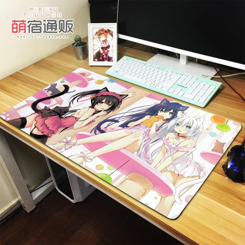 约会大作战 动漫周边超大鼠标垫 时崎狂三鸢一折纸琴里二次元定制在类目 电脑硬件/显示器/电脑周边, 电脑周边, 鼠标垫/贴/腕垫中 - 来自Buy2taobao.com提供专业的淘宝代购服务