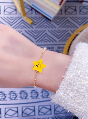 五角星项链手链925纯银兵哥哥送女朋友军旅异地情侣情人节礼物