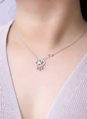 五角星礼物ss925纯银送女友