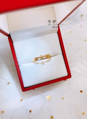 军恋纯银橄榄枝五角星女戒指兵哥哥送军嫂异地恋女友情侣纪念礼物