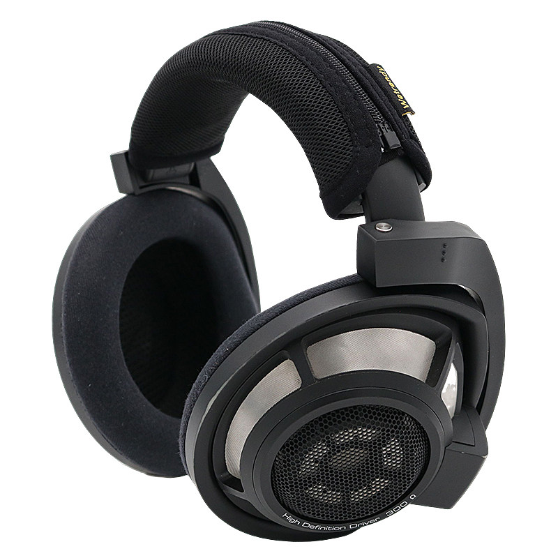 适用SENNHEISER森海塞尔HD800S头戴式耳机头梁套横梁保护垫柔软网布透气遮挡耳机皮质老化部分耳机配件横梁垫