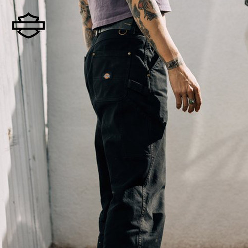 哈雷戴维森 x Dickies联名款Flex Fit 874工装裤 含腰带男女同款