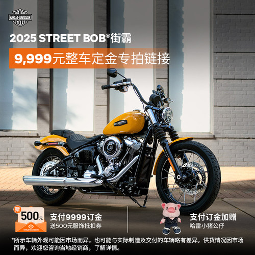 哈雷戴维森2025 Street Bob® 街霸定金 非全款尾款门店支付