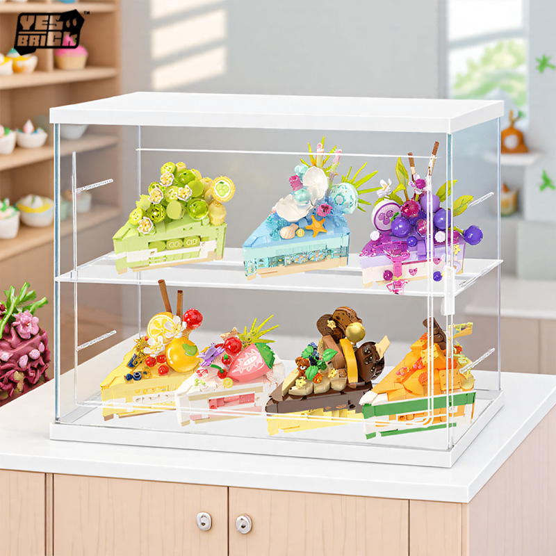 小红书热销积木蛋糕模型时团同款