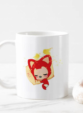 Ali the Fox阿狸梦之城堡呓语陶瓷马克杯子咖啡水杯男女礼物