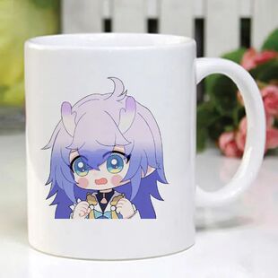 新原神周边4水杯甘雨陶瓷可莉马克杯水杯子二次元动漫杯子礼物