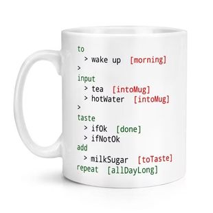 CodeTea Coffee++ Program程序员IT代码陶瓷马克杯桌面摆件牛奶杯