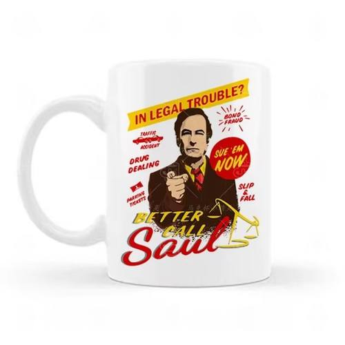 美剧BetterCallSaul风骚律师绝命毒师周边陶瓷马克杯家用牛奶杯