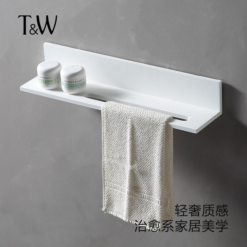 TW特拉维尔浴缸配件轻奢挂墙人造石台面浴缸置物架卫生间客厅摆件