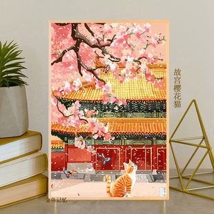 风景拼图1000片木质成人版无聊打发时间玩具500片大人解压治愈系