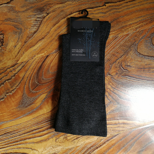 纯色松口无骨大码 出清 男袜竹纤维袜子男士 薄款 袜 外贸原单四季