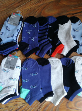 包邮春夏外贸出口荷兰儿童袜子鲨鱼袜薄款男女童船袜低腰纯棉袜