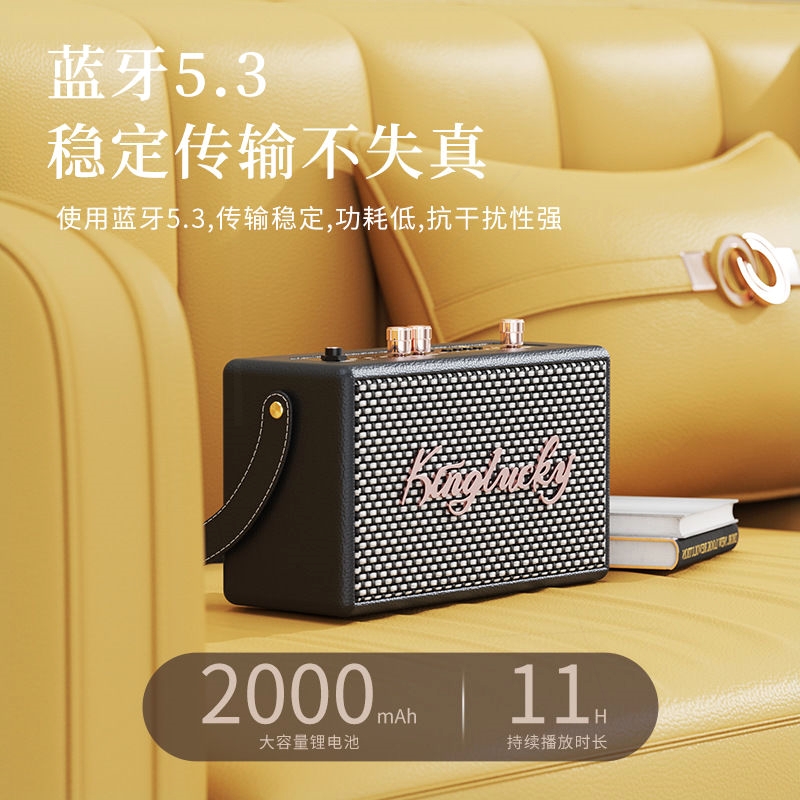 2025新蓝牙K歌音响户外直播大音