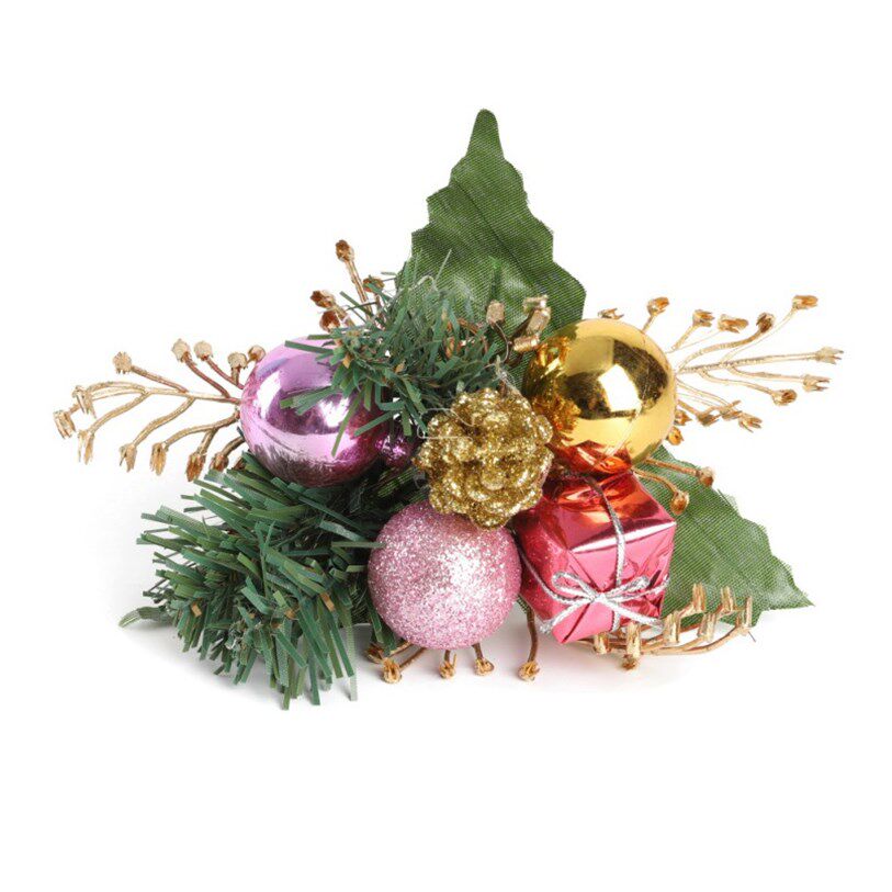 artificial pine fake cone gift box christmas e topper