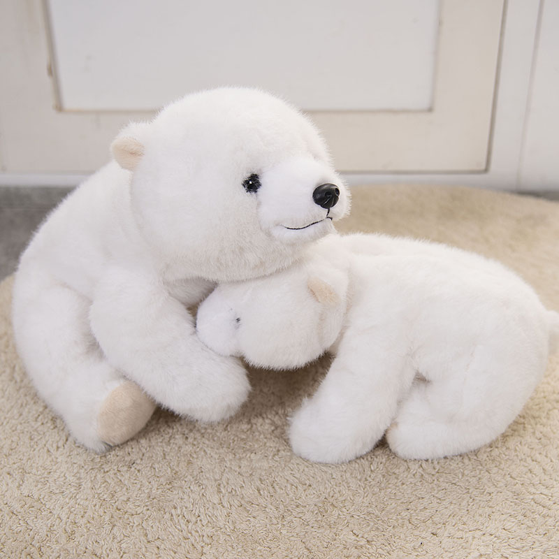 北极熊趴趴毛绒玩具公仔白熊玩偶抱枕安抚摆件娃娃礼物女生床沙发