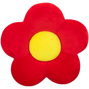 于文文同款小红花大花朵抱枕花瓣毛绒玩具小花公仔玩偶太阳花靠垫