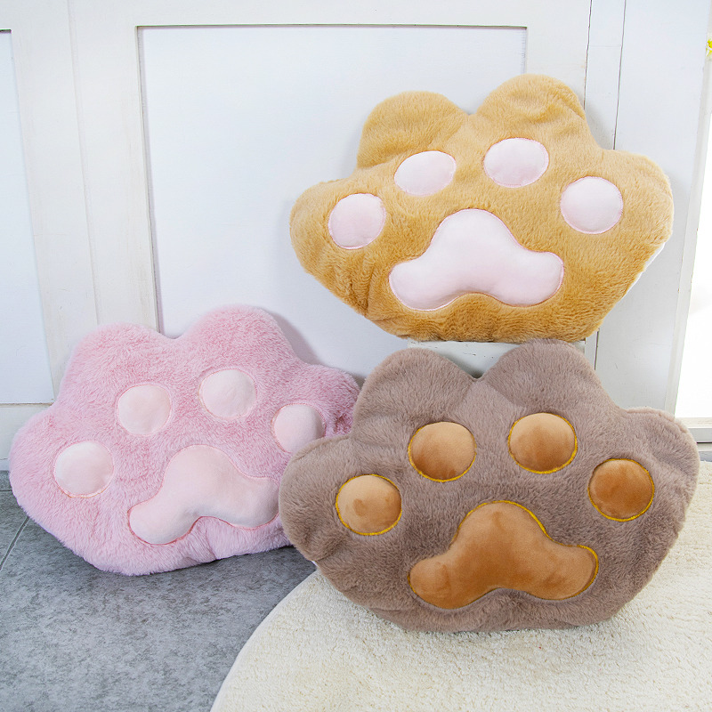 猫爪抱枕可爱毛绒玩具暖手公仔猫咪插手靠垫午睡玩偶毯子手捂礼品