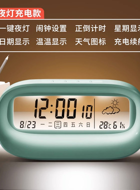 透明桌面多功能时钟小闹钟