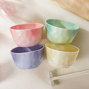 个人专用精致吃饭碗特别好看 高颜值陶瓷米饭碗家用2025新款 小碗