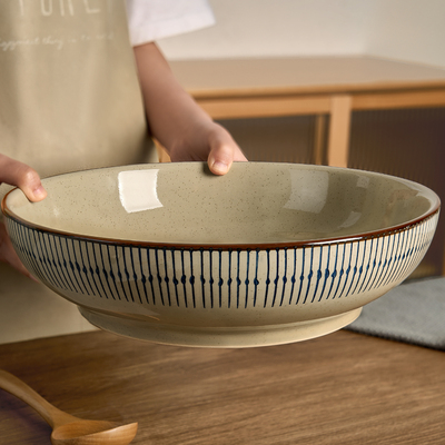 酸菜鱼大盆碗家用2025新款大碗陶瓷汤碗盘子12寸特大号水煮鱼碗公