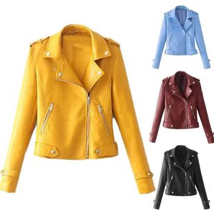 Short Jacket Autumn Plus Cool Zipper Women Sweet Size