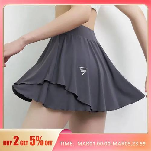 Sports Tennis Short Skirt Women's Summer Speed Dry Anti