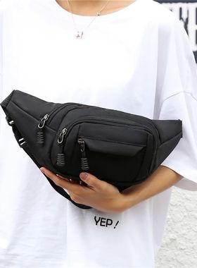 Men Waist Bag Pack Men's Wallet Purse Casual Large Phone
