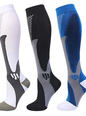 Running Men Women Compression Socks For Football Anti