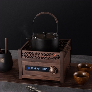 茶具冬日烧水泡茶煮 翊博围炉煮茶家用室内电陶炉煮茶茶器壶24新款