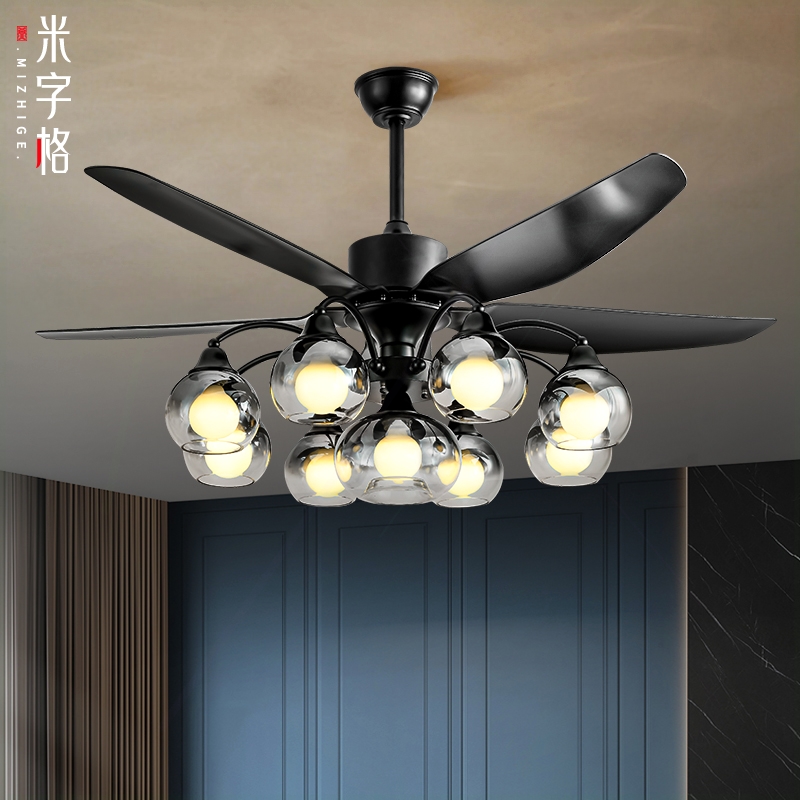 音智能变频餐厅吊扇灯风扇灯2025