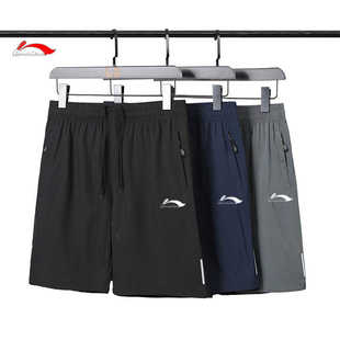 男2025夏季 透气宽松潮流五分裤 新款 速干健身裤 运动裤 国货运动短裤
