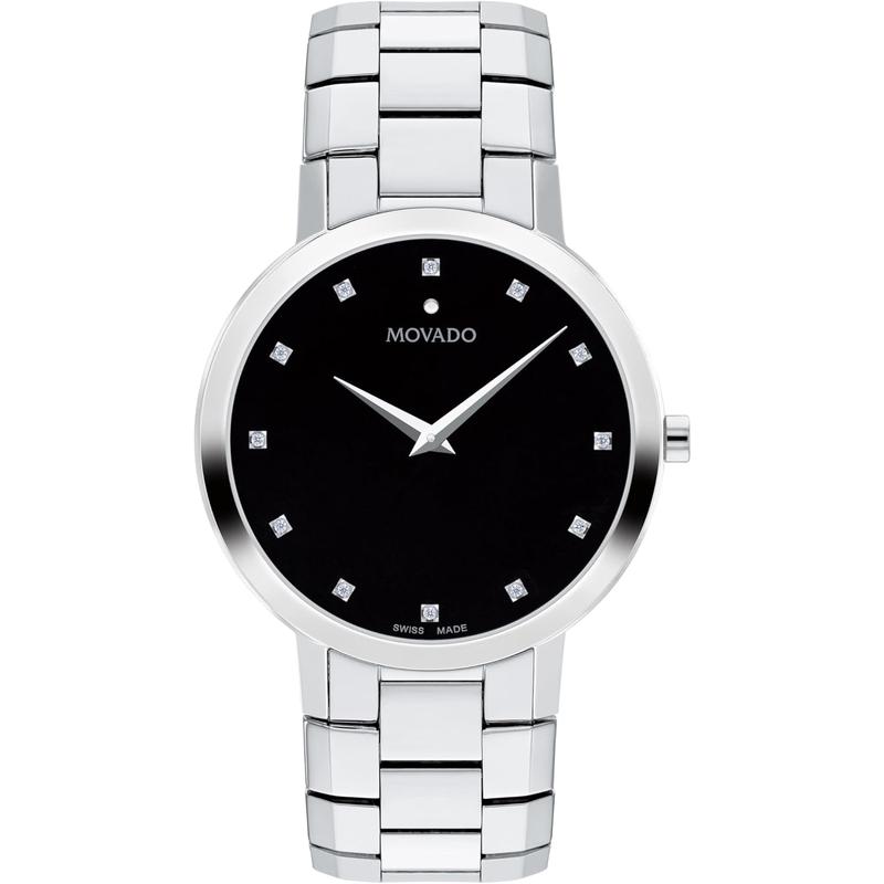 Movado/摩凡陀Swiss Quartz Watch Men Steel Band Classic Luxur