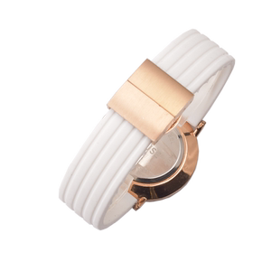 硅胶表带防水适用西铁城精卡西欧阿玛尼19 20mm橡胶手表带蝴蝶扣