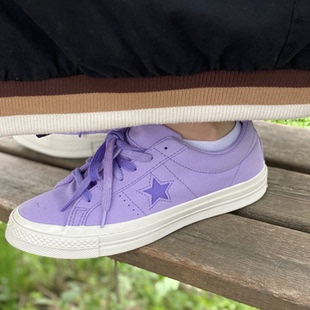 Converse匡威 ONE STAR OX香芋紫低帮女子休闲板鞋帆布鞋564150C