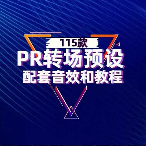 100款PR抖音酷炫无缝转场模板预设包含旋转扭曲缩放抖动移动效果