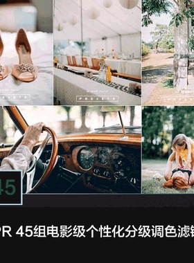 网红文青电影风格视频调色预设滤镜 支持Pr2015CC以上版本附教程