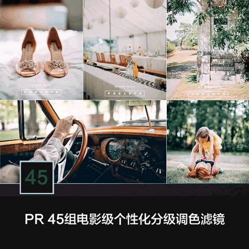 网红文青电影风格视频调色预设滤镜 支持Pr2015CC以上版本附教程