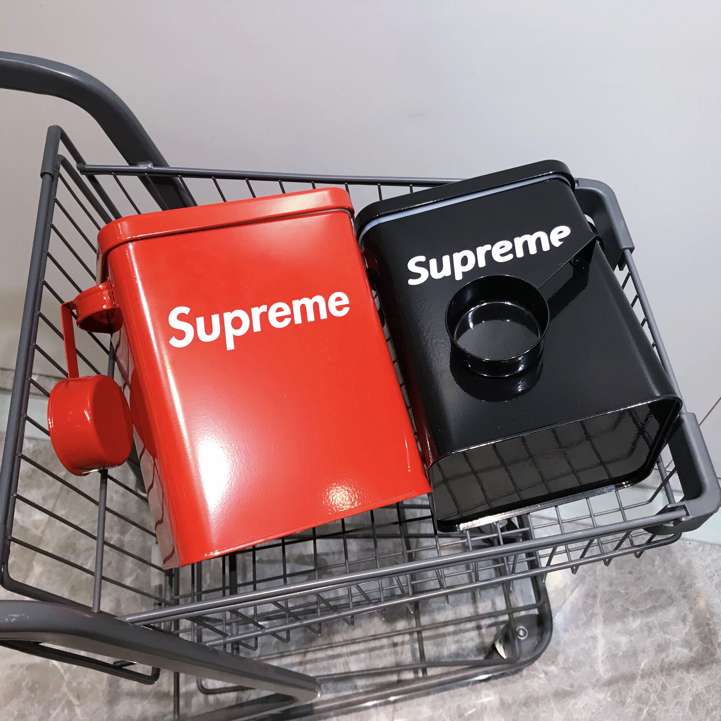 潮牌狗粮桶密封防潮猫粮桶宠物储粮桶大容量收纳储存箱食品收纳盒